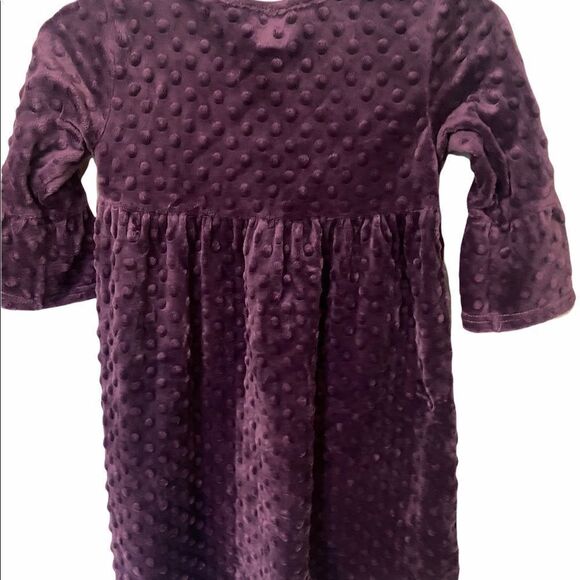 “E” Lolly  Wolly Doodle Velour/Velvet Monogramed Dress • Size 6/7 - Picture 7 of 9